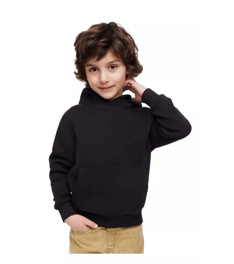 Polerón De Niño Canguro Cerrado Con Capucha-0
