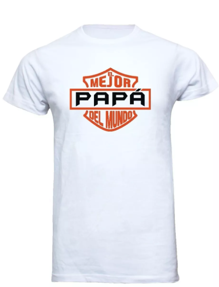 Poleras De Hombre Día Del Padre El Mejor Papá Del Mundo-0