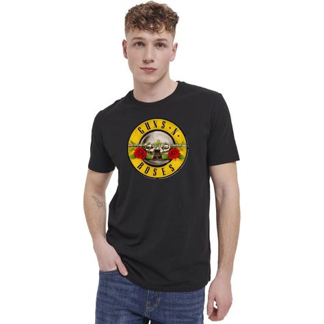 Polera De Hombre Manga Corta Guns N Roses Clasico-0