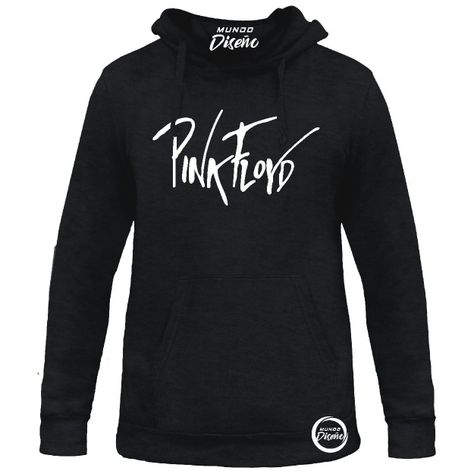 Poleron Unisex Con Capucha Pink Floyd Firma-0