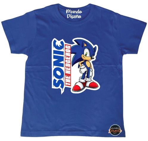 Polera De Niño Sonic The Hedgehog-0