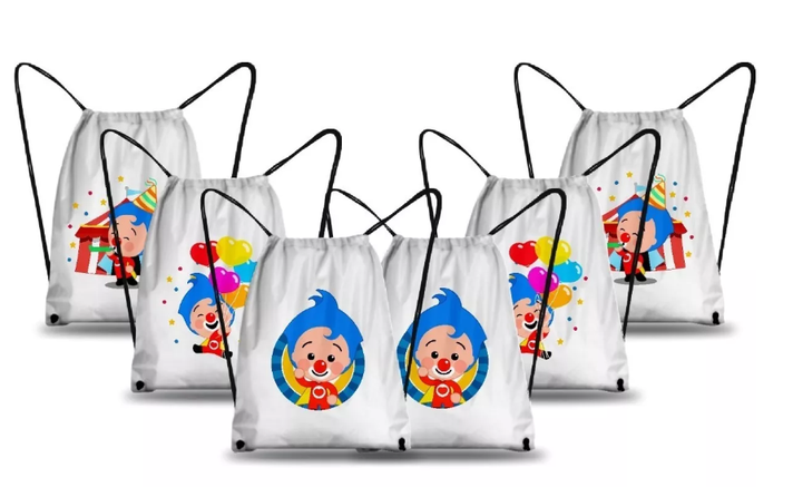 Pack De 6 Mochilas Payaso Plim Plim-0