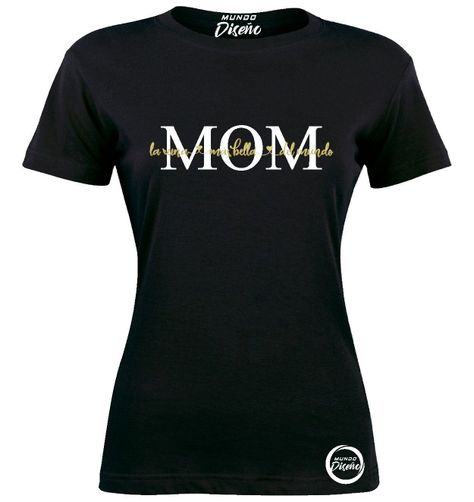 Polera de Mujer MOM la reina mas bella del mundo-0