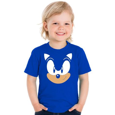 Polera De Niño Sonic Rostro-0