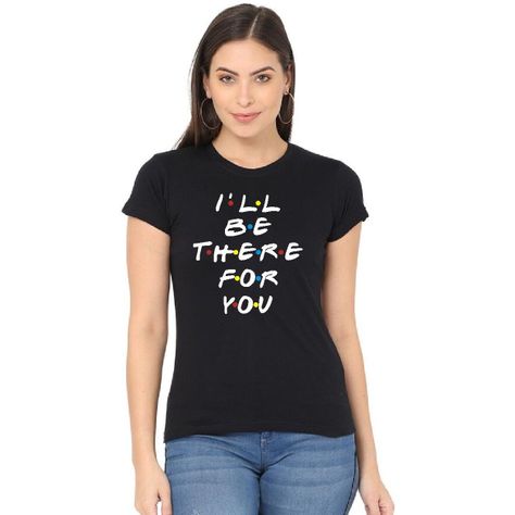 Polera De Mujer Manga Corta Friends Estaré Ahí Para Ti-0