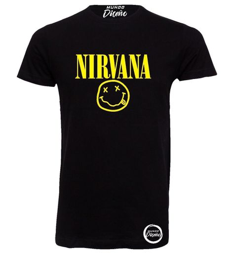 Polera Hombre MDC Manga corta Nirvana Clásico -1