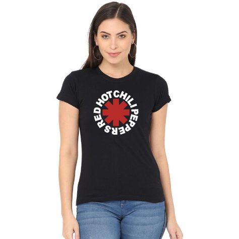 Polera De Mujer Manga Corta Red Hot Chili Peppers Clasico-0