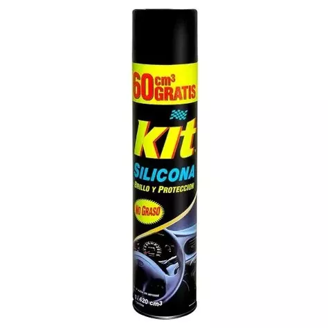 Silicona Automotriz Kit Maximo Brillo Y Proteccion 420cc-1