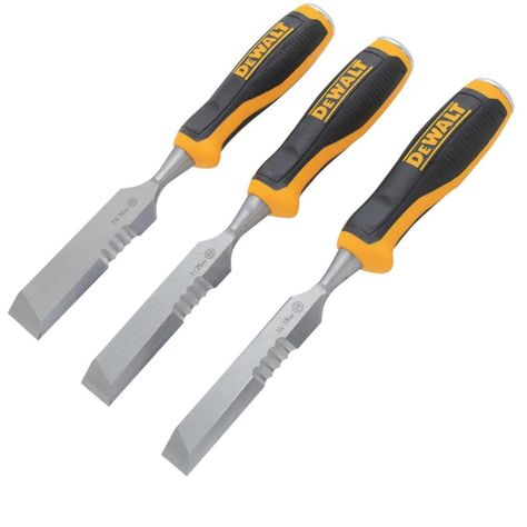 Set 3 Formones Para Madera 18, 25 Y 32mm Dewalt Dwht16148-1
