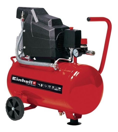 Compresor Einhell Tc-ac 190/24/8 Einhell - 24 Lts-0