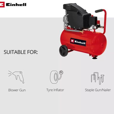 Compresor Einhell Tc-ac 190/24/8 Einhell - 24 Lts-1
