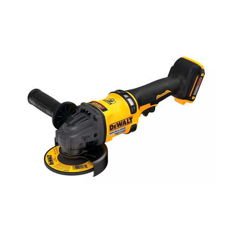 Esmeril Angular Inalámbrico Dewalt Dcg418t1 4 1/2 60v + 1 Batería 6ah y Cargador-4