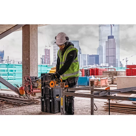 Esmeril Angular Inalámbrico Dewalt Dcg418t1 4 1/2 60v + 1 Batería 6ah y Cargador-7