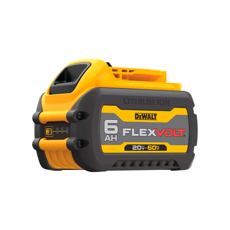 Esmeril Angular Inalámbrico Dewalt Dcg418t1 4 1/2 60v + 1 Batería 6ah y Cargador-8