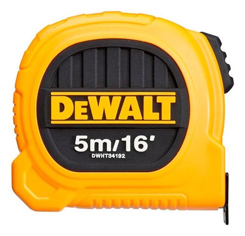 Huincha De Medir 5m/16' Diseño Compacto Dewalt Dwht34192l-0