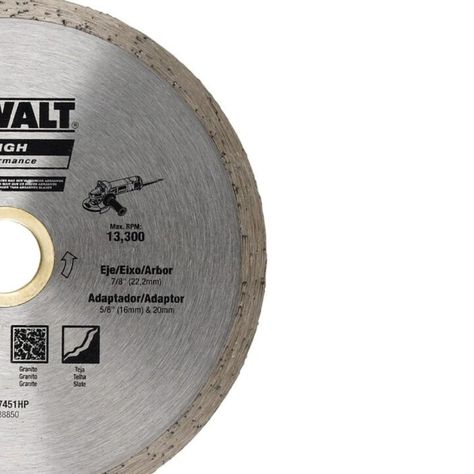 Disco Diamantado Continuo 4 1/2 Dewalt Dw47451hp-3