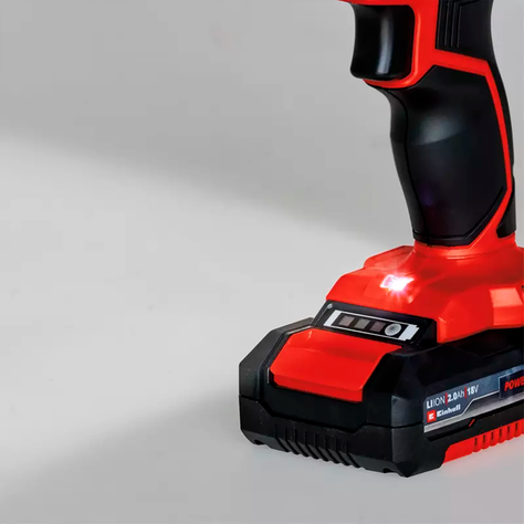 Taladro Ator. Inal. Einhell TE-CD 18/2 Inc. Carg y 2 Bat 2AH-2