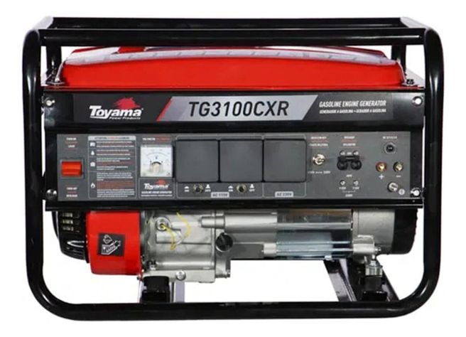 Generador Bencinero Toyama Tg3100cxr - 2,8 Kva Max-0
