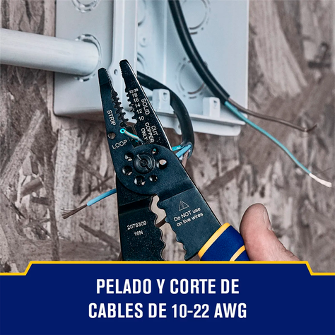 Pelacable Multiherramienta 8 Corta Alambre Irwin 2078309-4