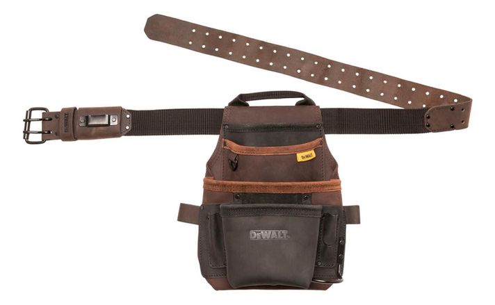 Bolso De Cuero Con Cinturón 12 Bolsillos Dewalt Dwst550115-0