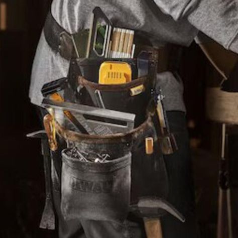 Bolso De Cuero Con Cinturón 12 Bolsillos Dewalt Dwst550115-1