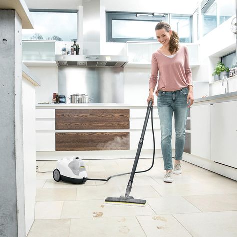 Limpiadora A Vapor Karcher Sc4 Easyfix Blanca-1