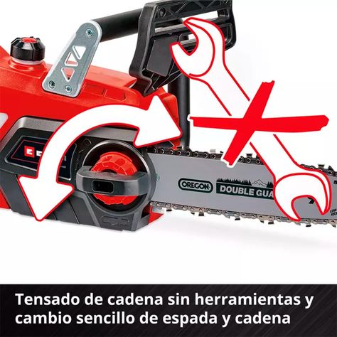 Kit Motosierra Inal. Einhell Ge-lc 18/25-1 -inc. Carg Y Bat-6