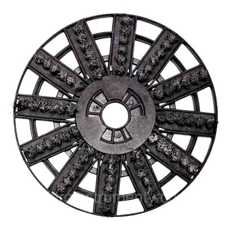 Cepillo De Acero 180 Mm. Para Lijadora Te-dw 180-0