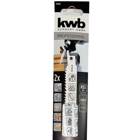 Set 2 Sierras Sables Bimetalicas 203 mm KWB 49571040-0