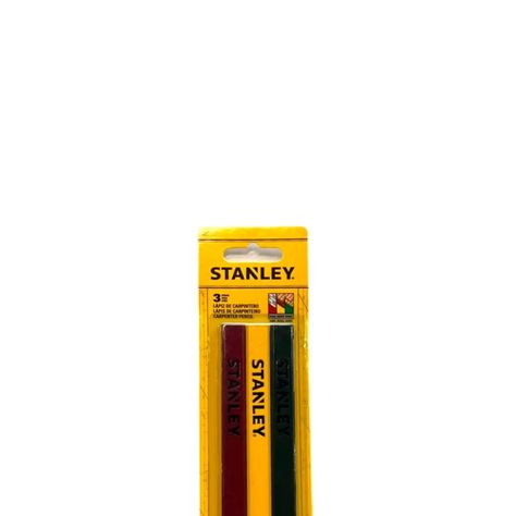 Set de 3 Lápices Carpintero Grafito N°2 Stanley 47-353LA-1