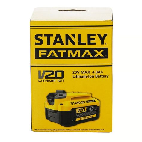 Batería 20v Ion De Litio 4.0 Ah Stanley Sb204-b2-5