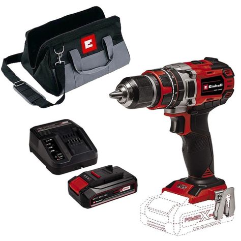 Kit Taladro Percutor Einhell Te-cd 18/50 Li-i Brushless-0