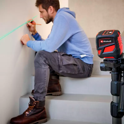 Nivel Laser Cruzado Einhell TC-LL 2 G - Verde-1