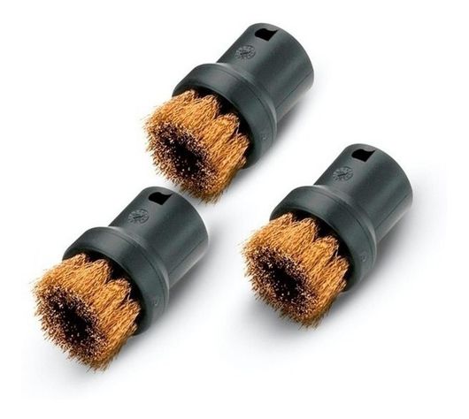 Set 3 Cepillos Metálicos Para Vaporizadora Karcher-0