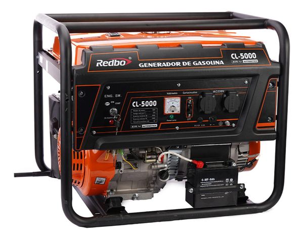 Generador Bencinero Part. Eléctrica Redbo Cl5000 5.000 W-1