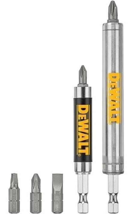 Set Guías Magnéticas + 3 Puntas Atornillar Dewalt Dw2095-0