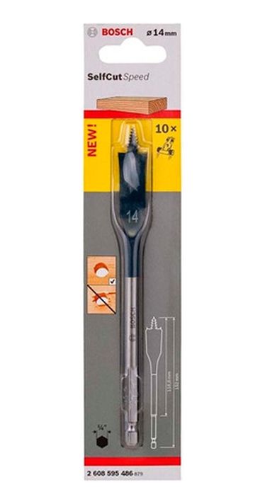Broca Para Madera Plana Bosch Self Cut Speed 14x152mm-1