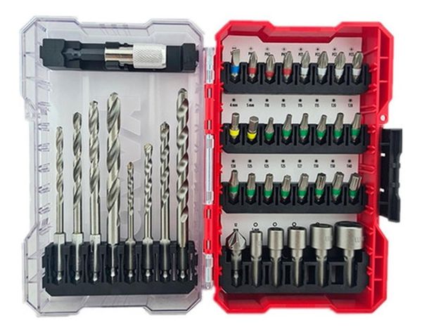 Puntas Y Brocas P/ Atornillar Taladrar 39 Piezas Kwb 108963-0