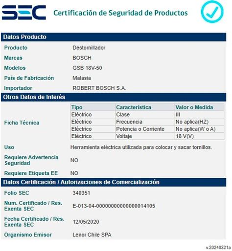 Taladro Percutor Inalámbrico Bosch Gsb 18v-50 - Sin Baterías-7