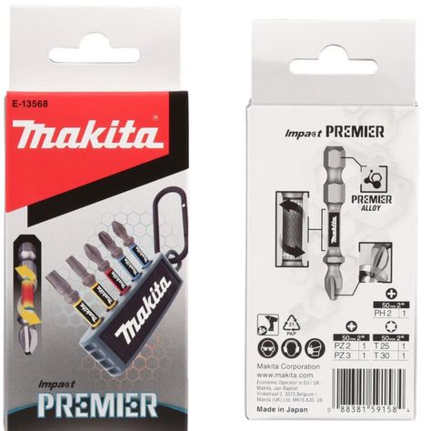 Set 5 Puntas Impact Premier Makita E-13568-3