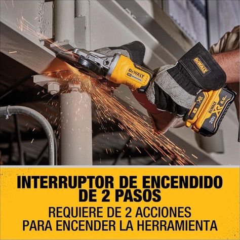 Esmeril De Cabeza Plana 20v Dewalt Dcg413fb - Sin Baterías-4