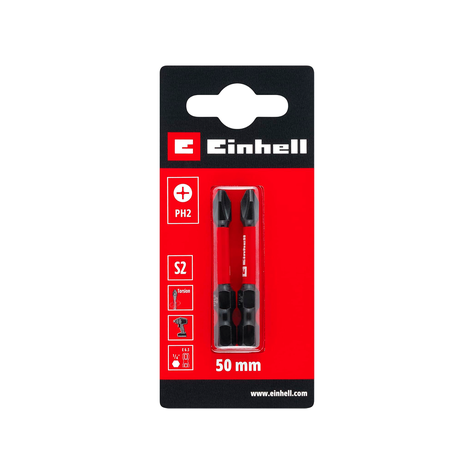 Set 2 Puntas Phillips Torsión PH2 50 MM EInhell 131170-1