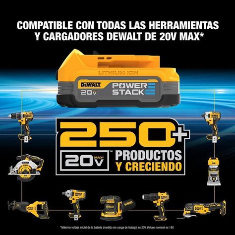 Batería Compacta 20v Max Powerstack Dewalt Dcbp034-3