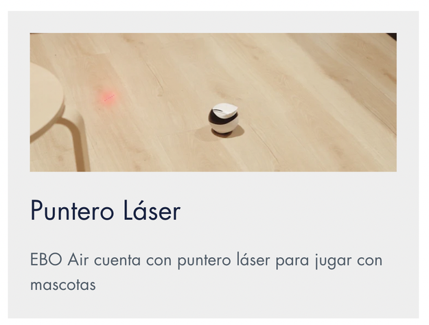 EBO AIR, robot cámara, compañero inteligente-7