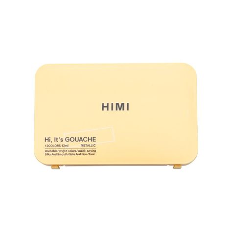 Set de gouache metalizada himi 12 colores 12ml-4