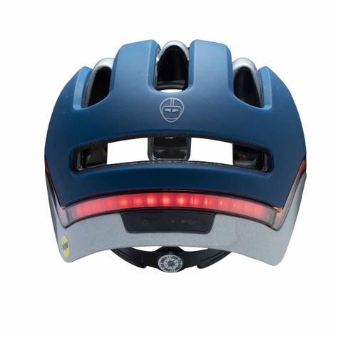 Casco Vio Navy Mips Matte Light + Campanilla-3