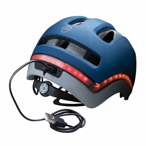Casco Vio Navy Mips Matte Light + Campanilla-6