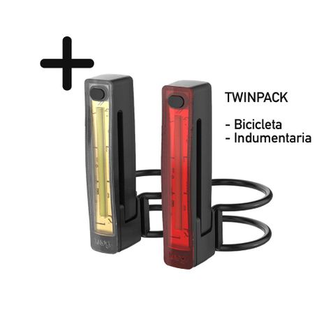 Luz Para Bicicleta Plus Black/ Twinpack-1