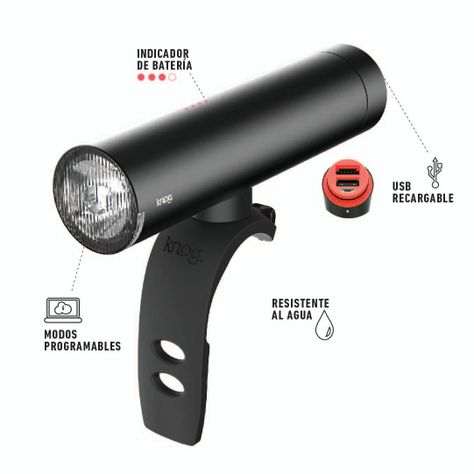 Luz Delantera Knog Pwr Rider 450l 12057-3