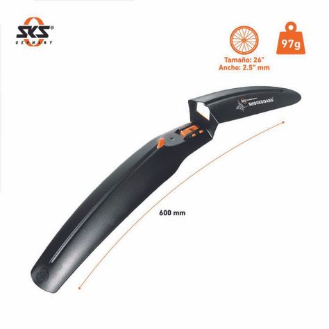 Tapabarro Delantero Shockboard Para Bicicleta-1